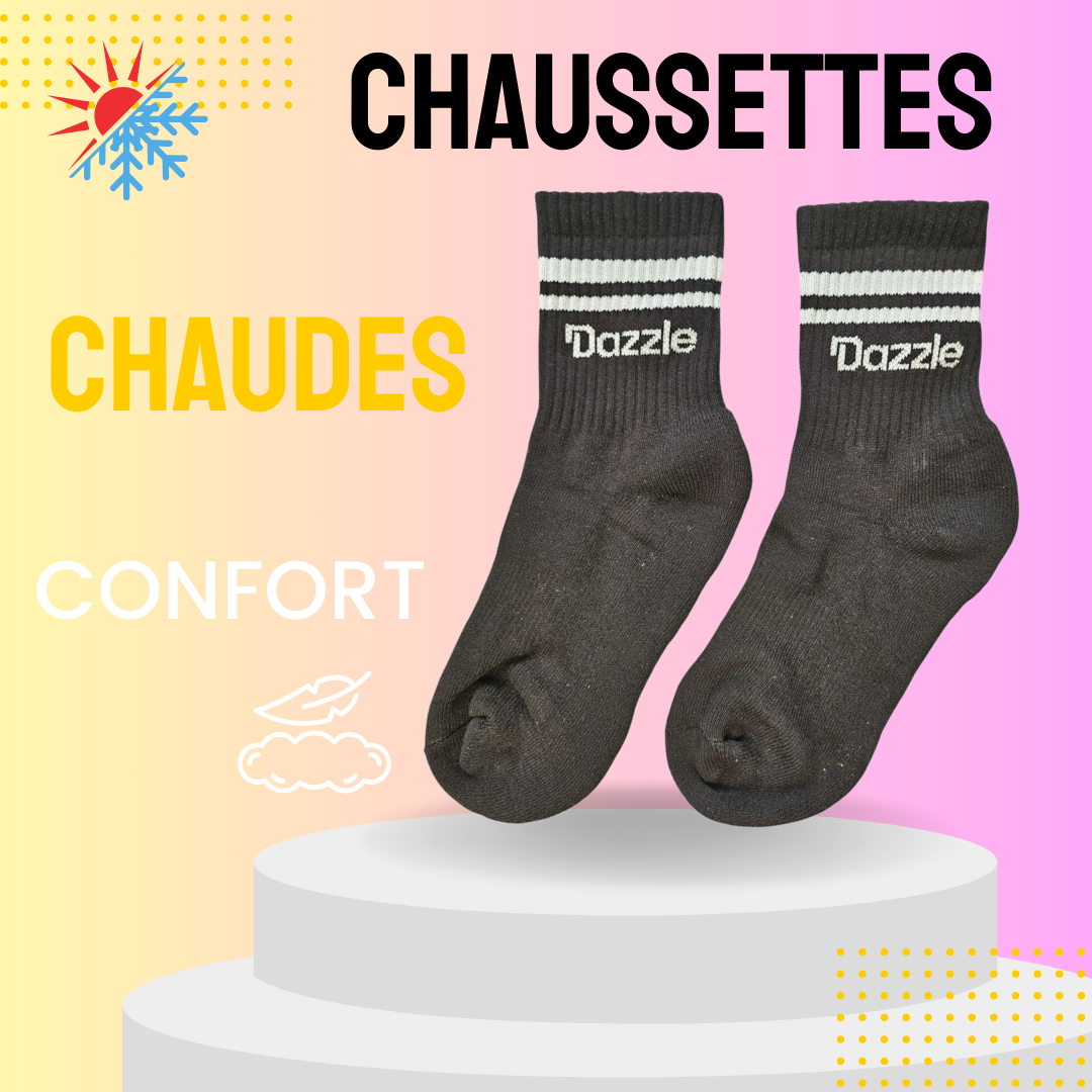 Paire de chaussettes DAZZLE - confort et style pour les entraînements d'hiver