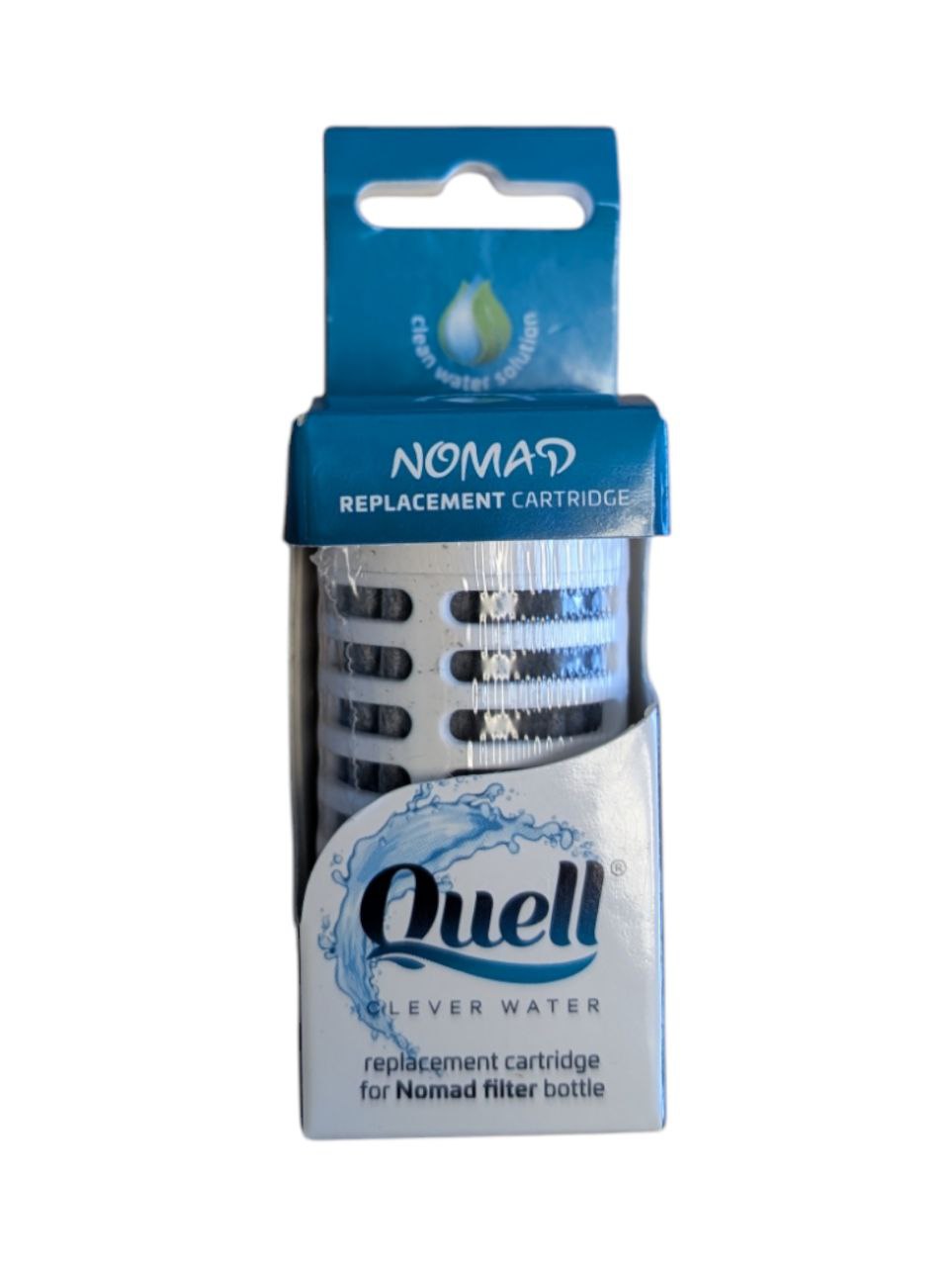 Gourde filtrante nomad quell : hydratation pure en toute simplicité