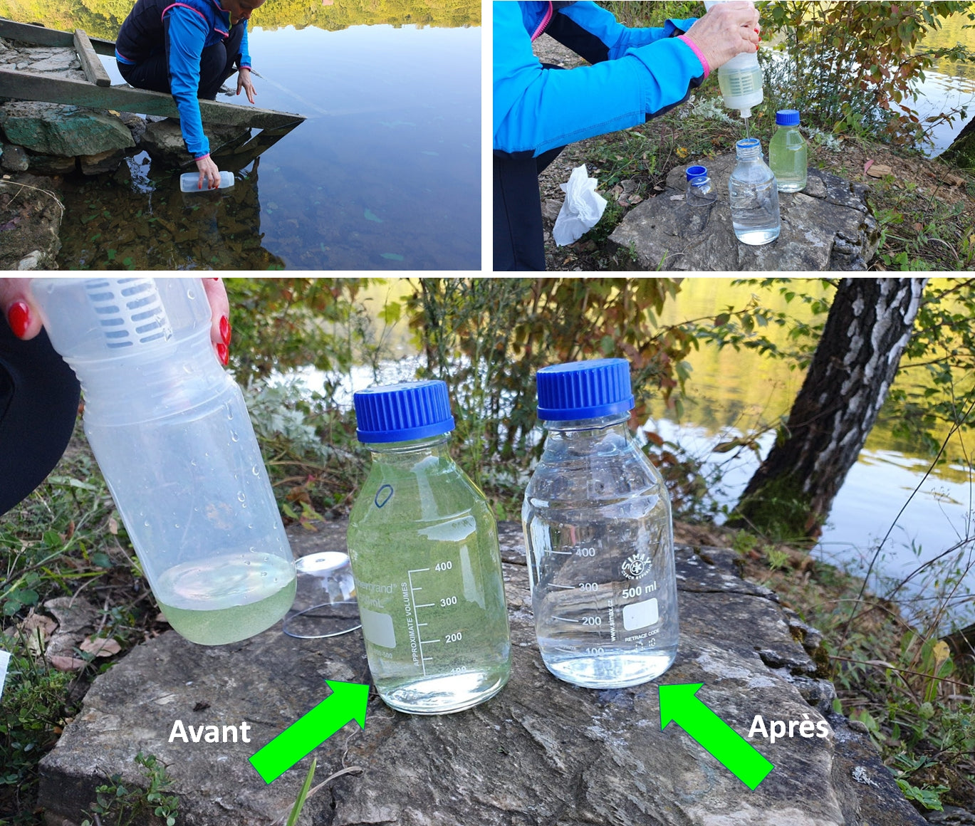 Gourde filtrante nomad quell : hydratation pure en toute simplicité