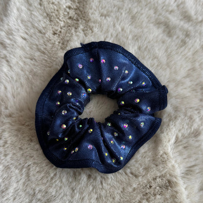 Chouchou bleu à strass DAZZLE
