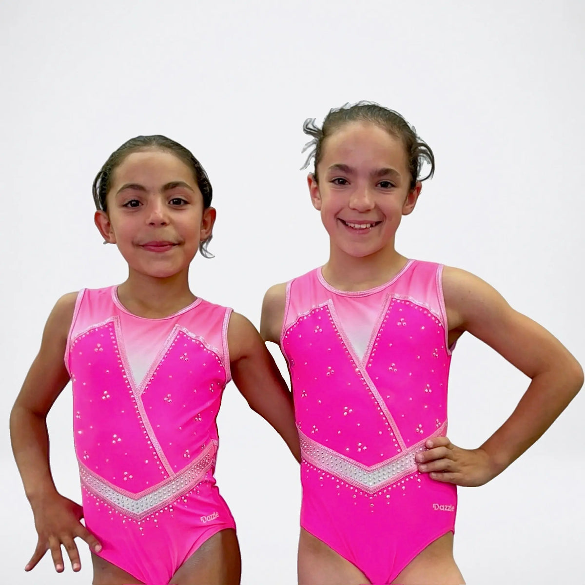 Justaucorps de gym "Flamingo splash" entrainement DAZZLE