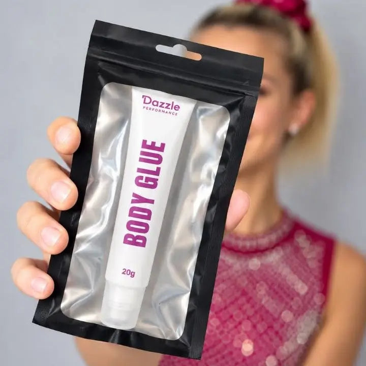 Body Glue Dazzle, La colle corporelle transparente qui maintient votre justaucorps en place