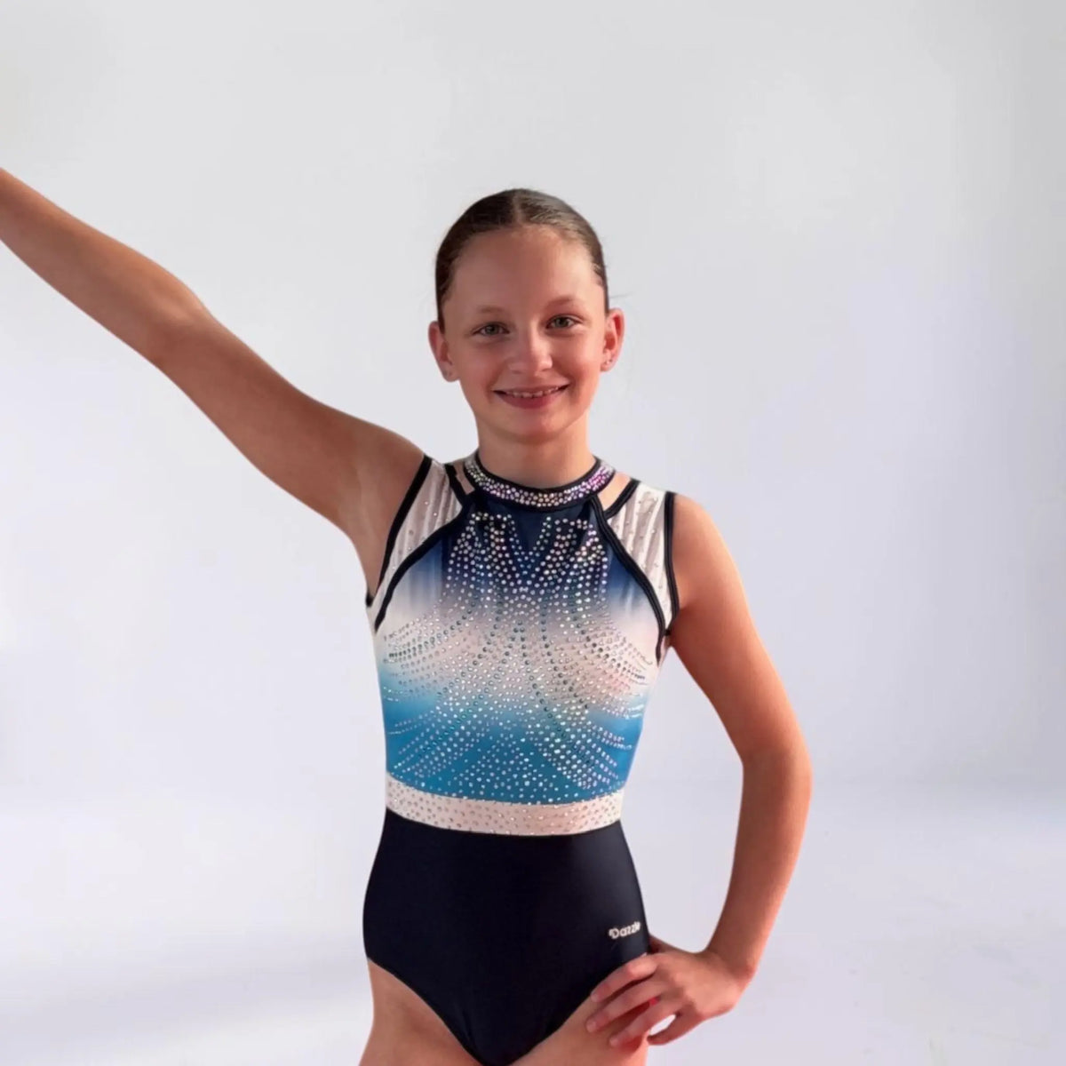 Justaucorps de gym "Sunwave" entrainement et compétition DAZZLE