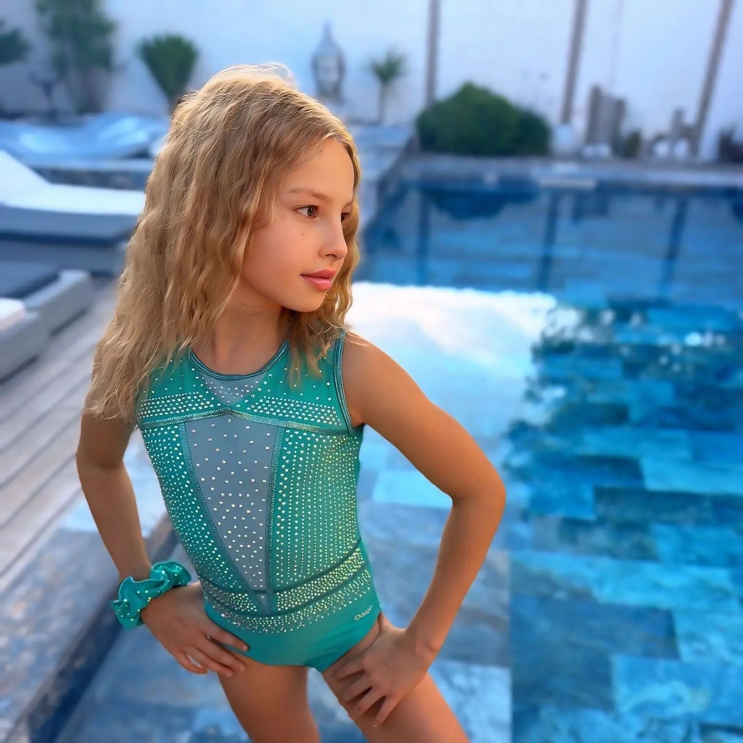 Justaucorps de gym "Miami" entrainement et compétition DAZZLE