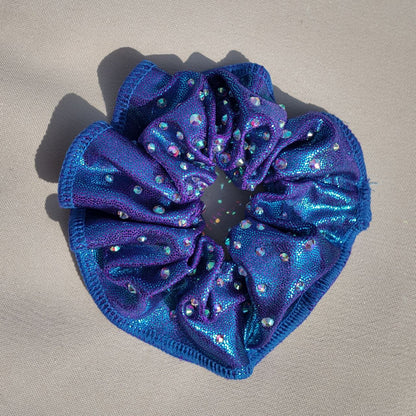 Chouchous métallisés avec strass assortis aux justaucorps – Accessoires de gymnastique éclatants