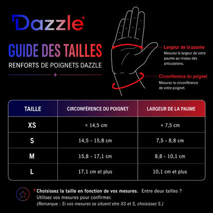 Renforts de poignets semi rigide - DAZZLE