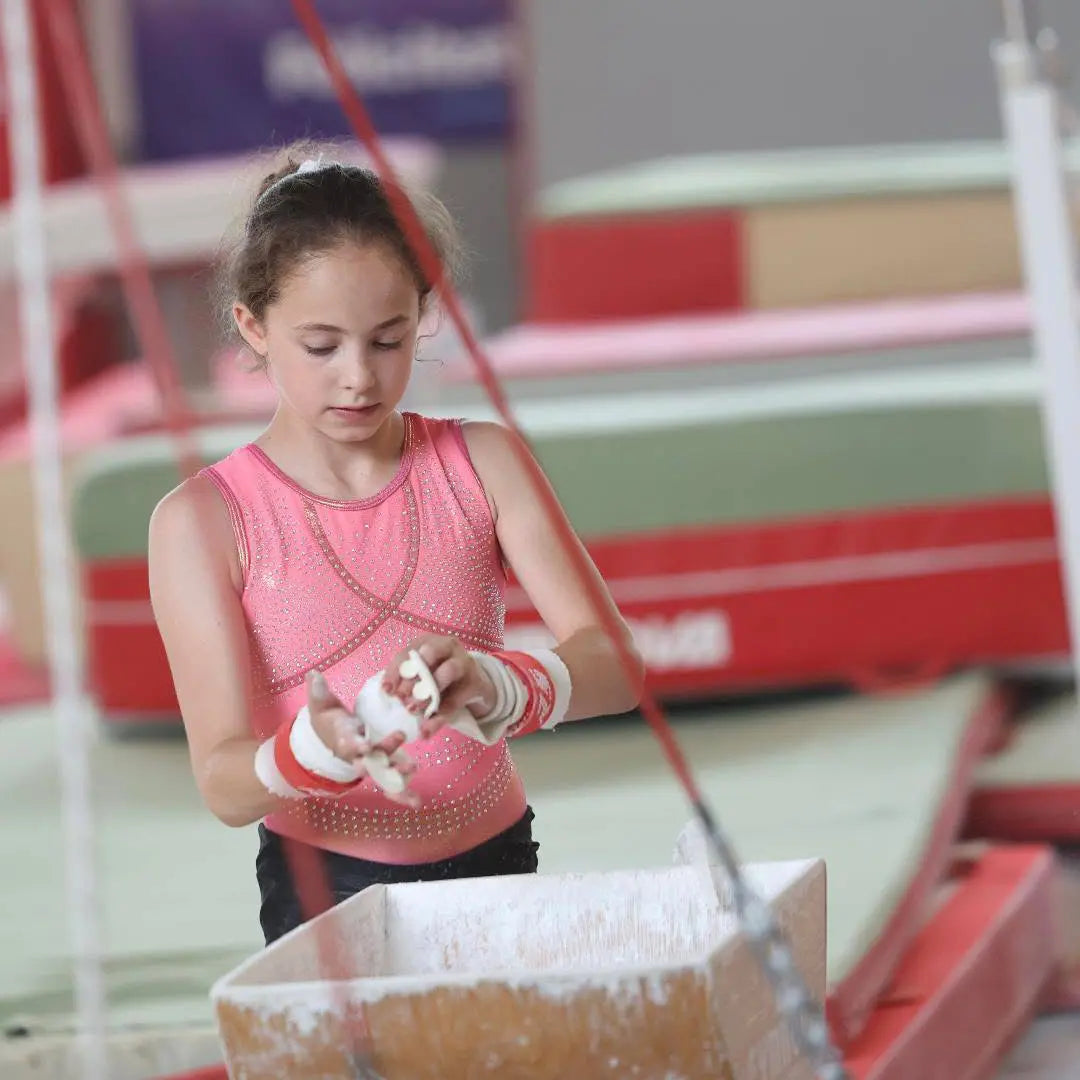 Justaucorps de gym "SUNSET", entraînement et compétition DAZZLE
