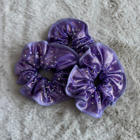 Chouchou violet à strass DAZZLE