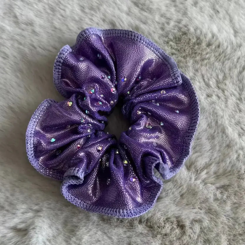 Chouchou violet à strass DAZZLE