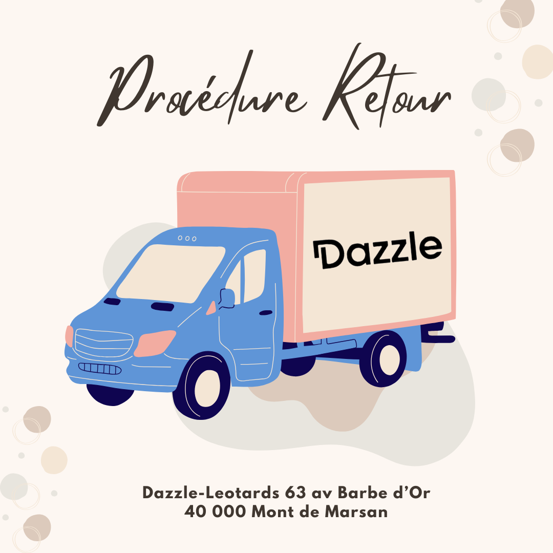 Étiquette de retour pour échange – Justaucorps Dazzle