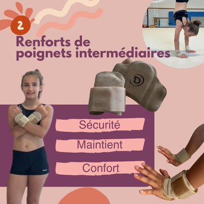 Renforts de poignets intermédiaires- maintient optimal DAZZLE