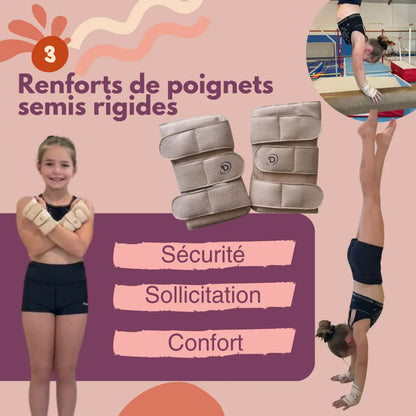 Renforts de poignets semi rigide DAZZLE