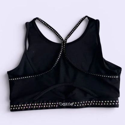 brassière de gym noir