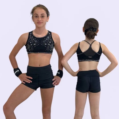 brassière de gym noir