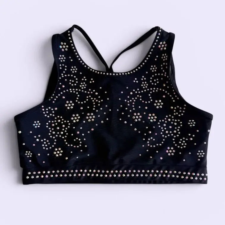 brassière de gym noir