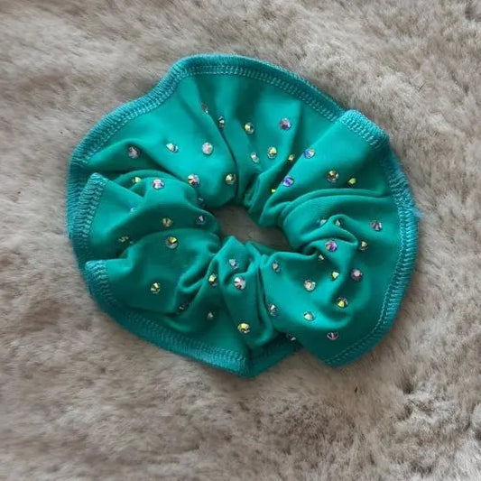 chouchou de gym vert turquoise
