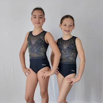 justaucorps de gym dazzle pour fille entrainement et compétition