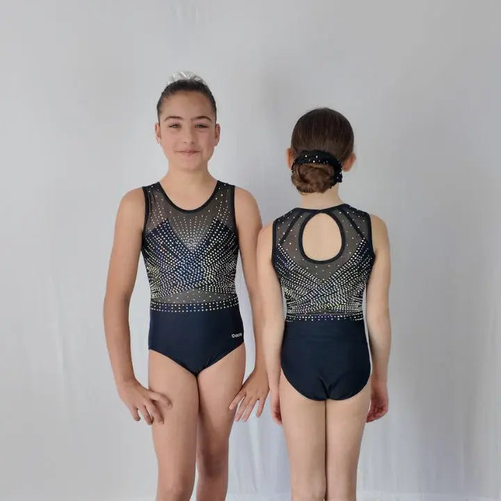 justaucorps de gym dazzle pour fille entrainement et compétition