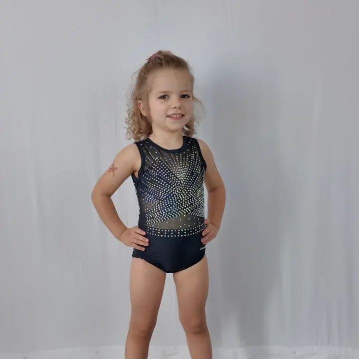 justaucorps de gym dazzle pour fille entrainement et compétition