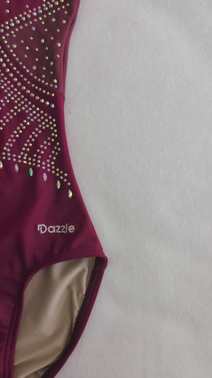 Justaucorps de gymnastique "AMARANTE", entraînement et compétition