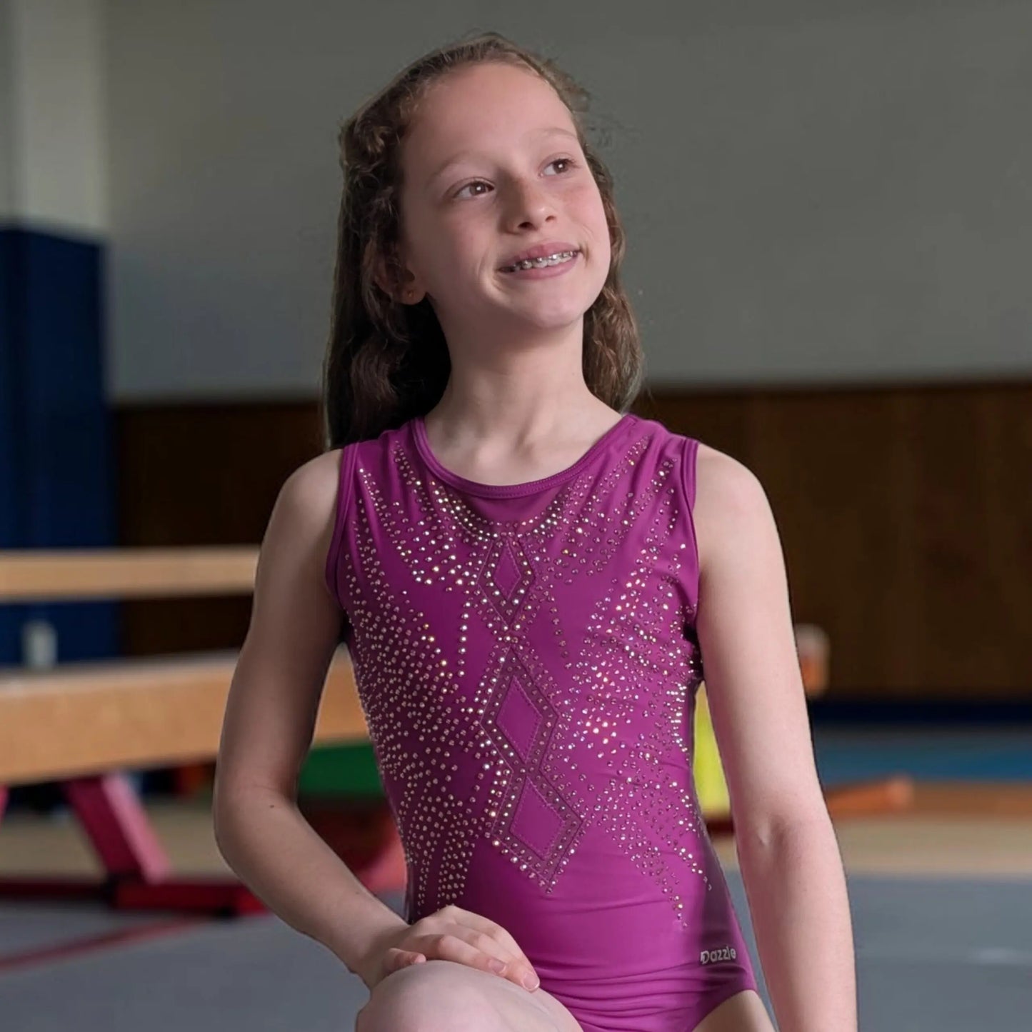 Justaucorps de gymnastique "PULSE ", entrainement et compétition DAZZLE