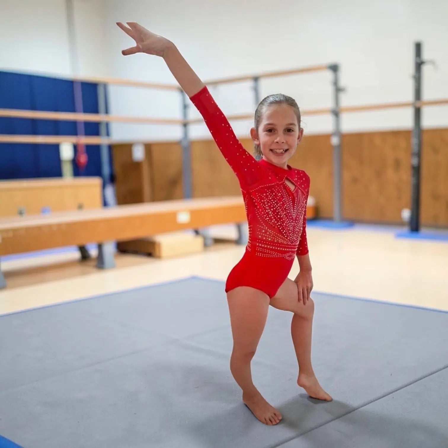 Justaucorps de gym "Passion" compétition et entraînement DAZZLE