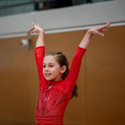 Justaucorps de gym "Passion" compétition et entraînement DAZZLE