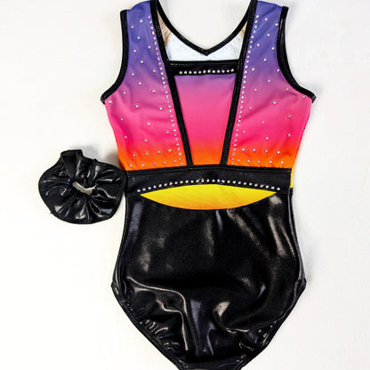 Justaucorps gymnastique entraînement et compétition DAZZLE